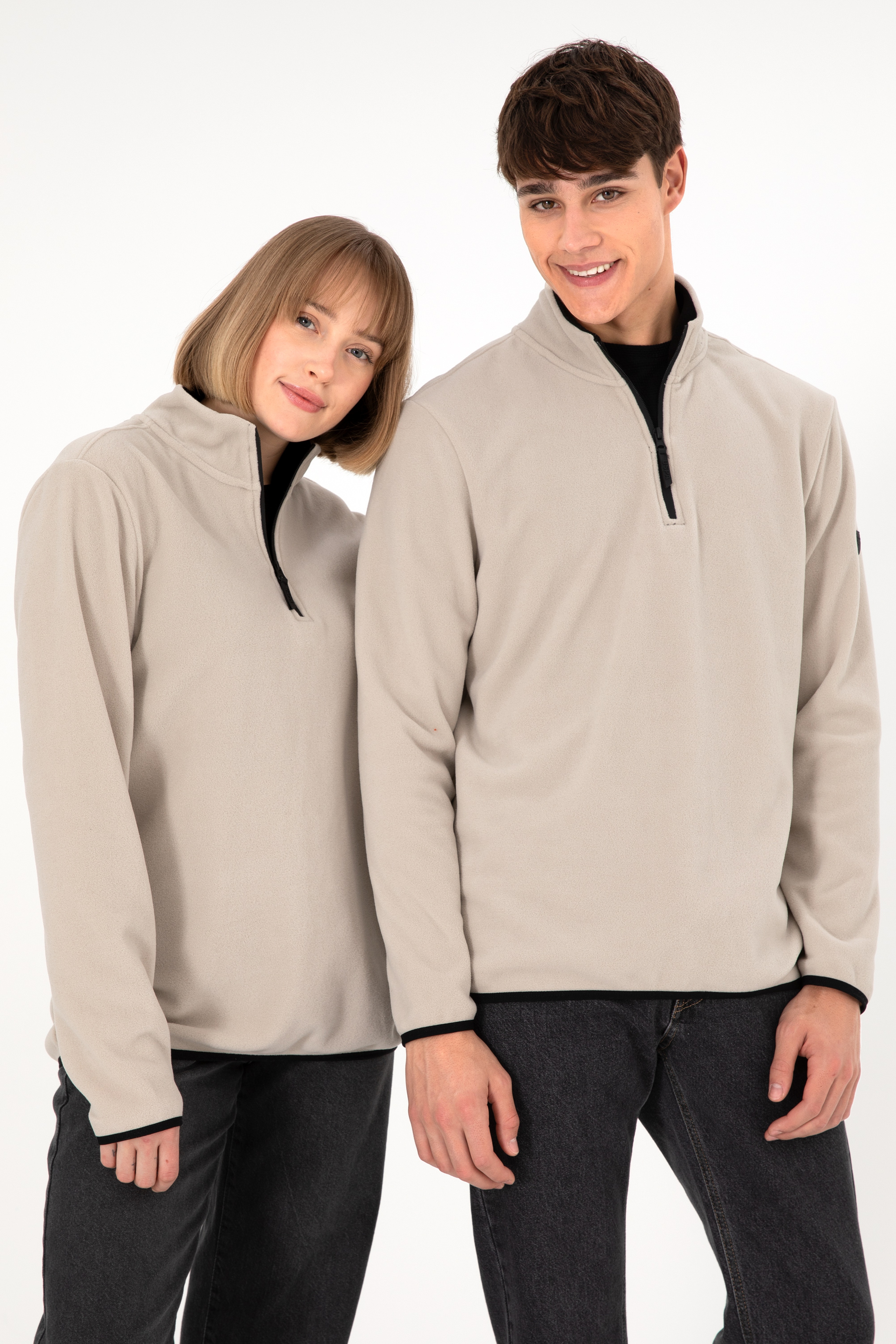 Erkek Taş Basic Sweatshirt - Image 1