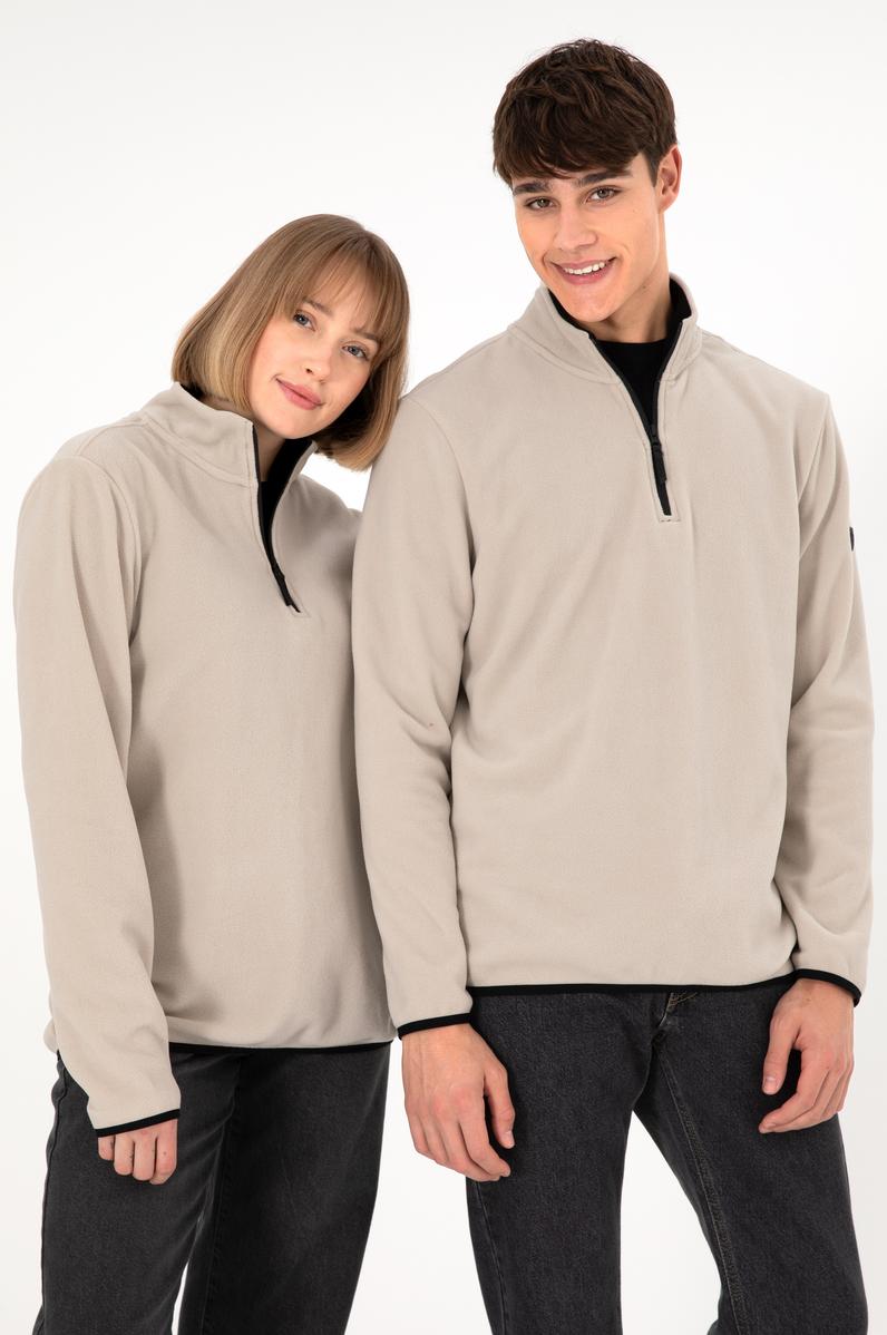 Erkek Taş Basic Sweatshirt