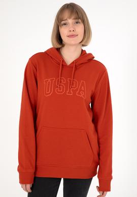 Erkek Regular Fit Kapüşonlu Kiremit Basic Sweatshirt - 50295175026