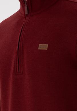 Erkek Bordo Basic Sweatshirt - 50298243051