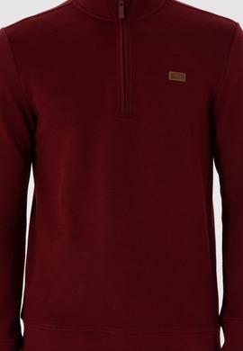 Erkek Bordo Basic Sweatshirt - 50298243051