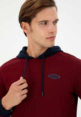 Erkek Bordo Sweatshirt - 50293440003