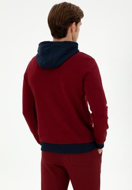 Erkek Bordo Sweatshirt - 50293440003
