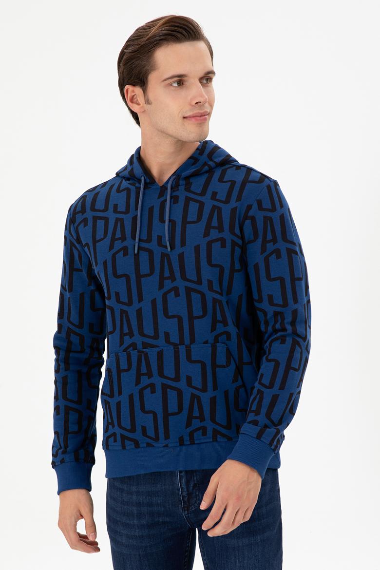 Erkek İndigo Sweatshirt