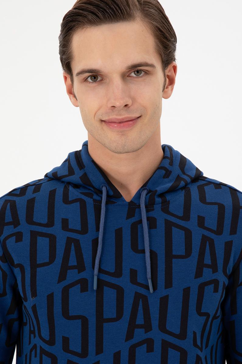 Erkek İndigo Sweatshirt