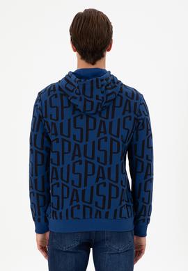 Erkek İndigo Sweatshirt - 50293445009