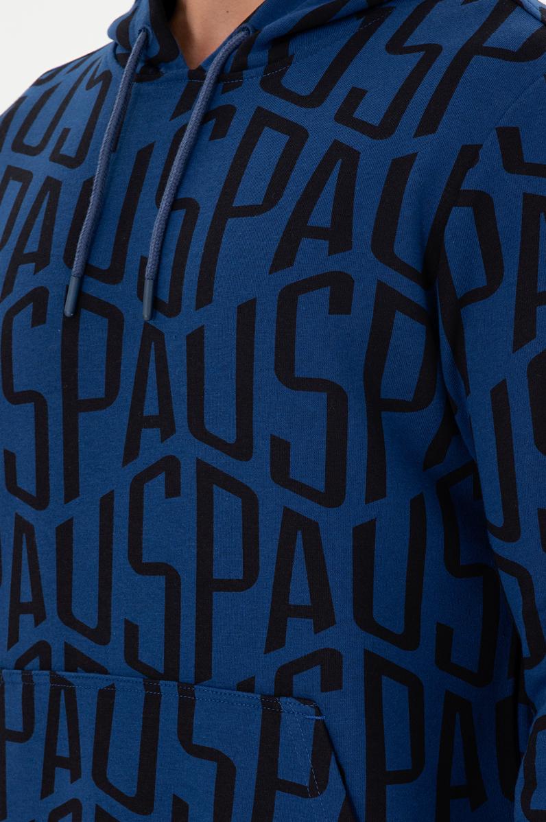 Erkek İndigo Sweatshirt