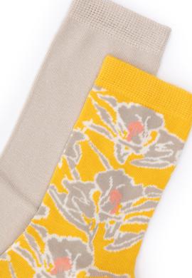 Kadın Sarı Çorap - 50295768002