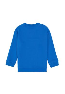 Erkek Çocuk Kobalt Mavi Basic Sweatshirt - 50295151099
