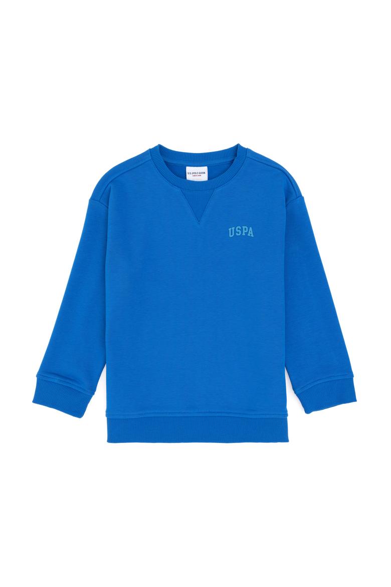 Erkek Çocuk Kobalt Mavi Basic Sweatshirt - 50295151099