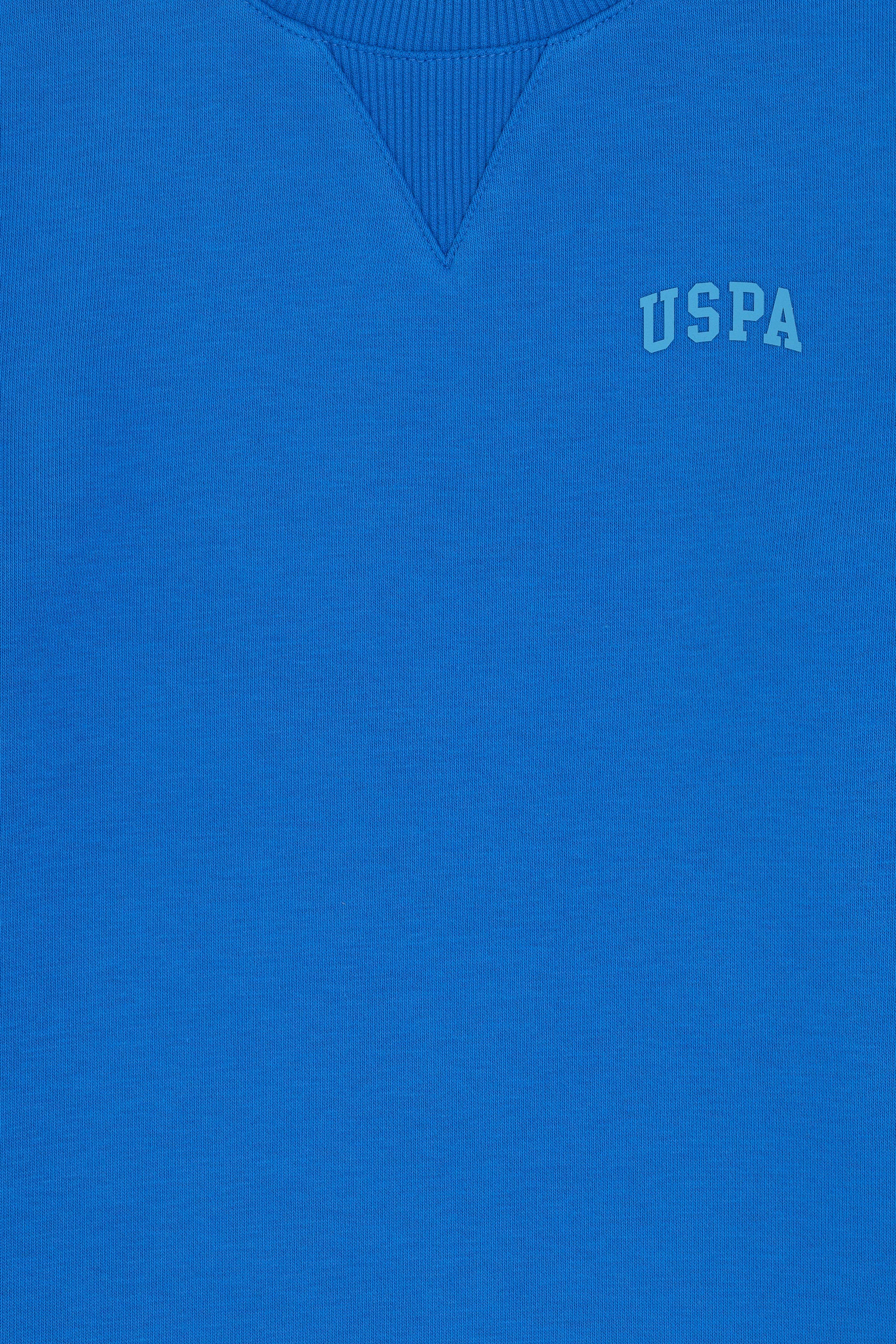 Erkek Çocuk Kobalt Mavi Basic Sweatshirt