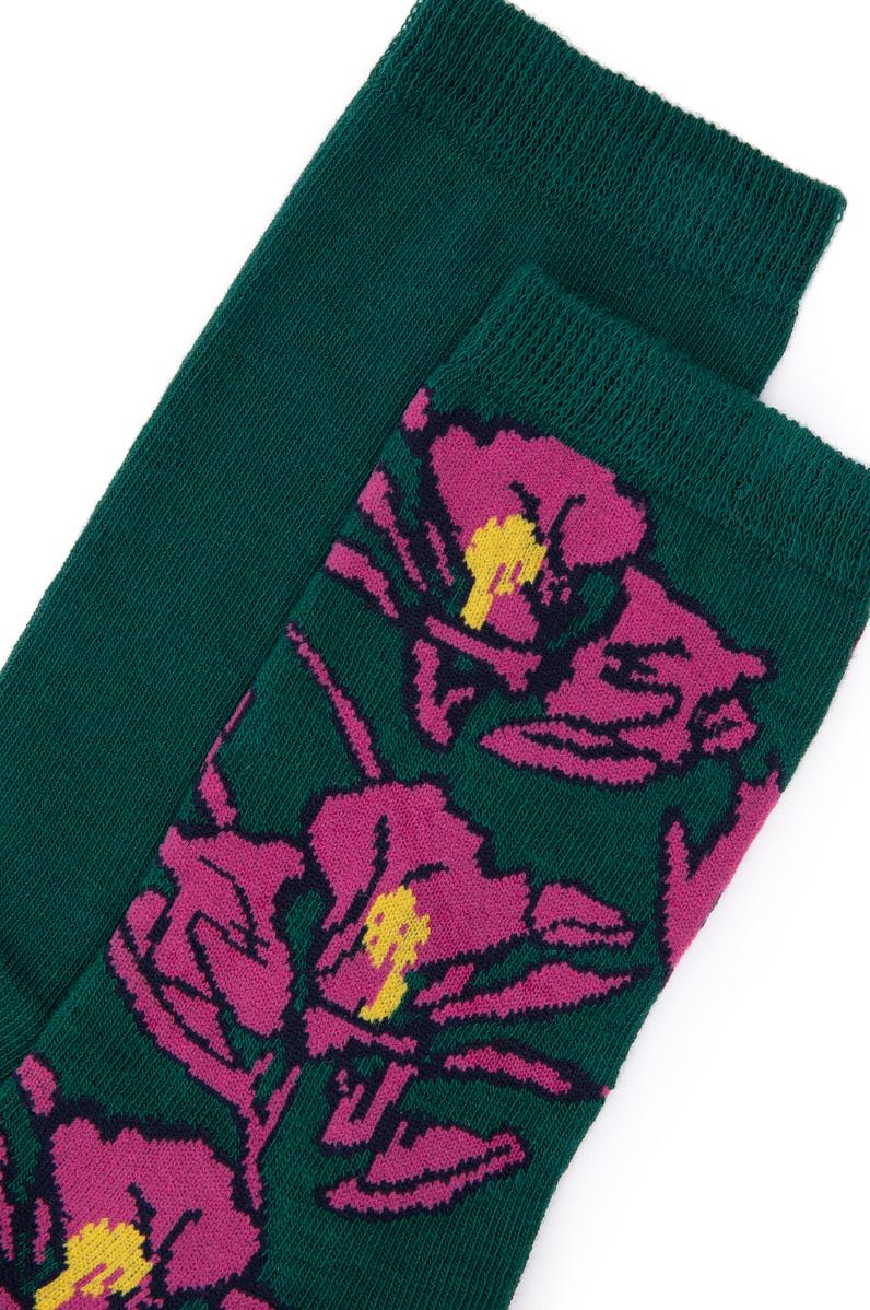 Kadın Koyu Yeşil Çorap