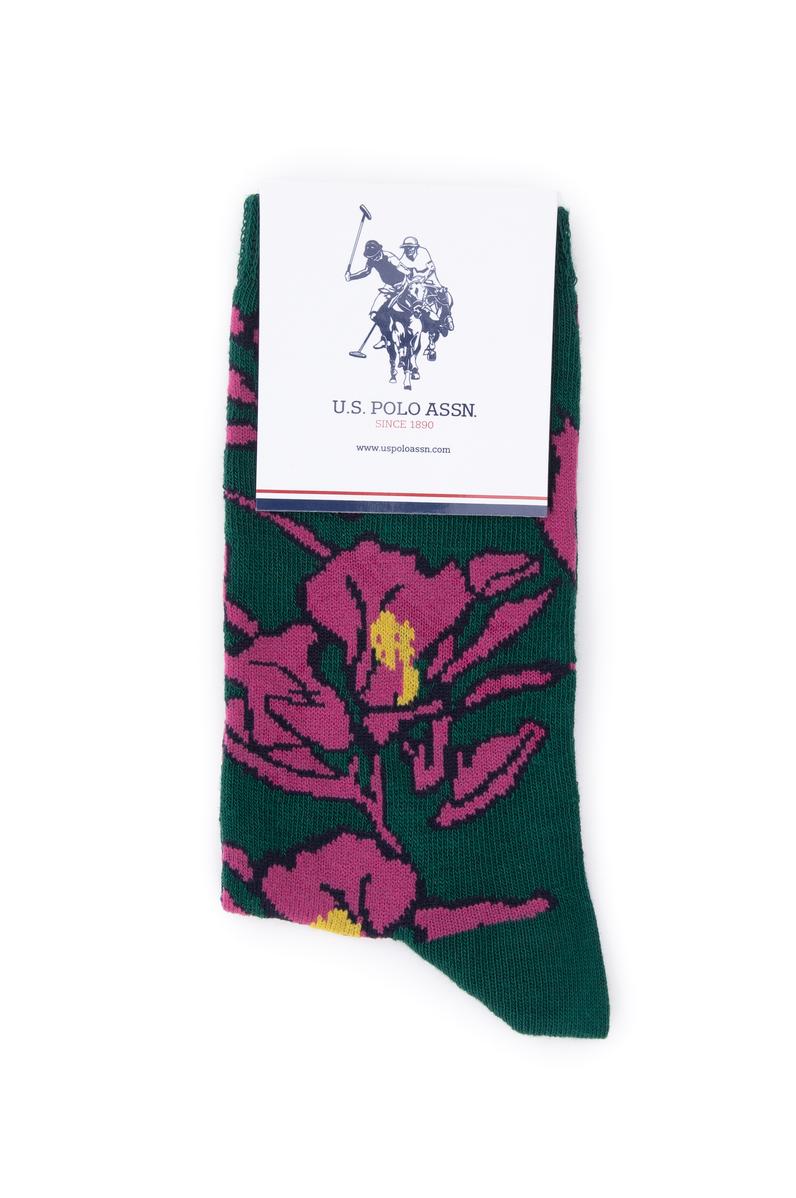 Kadın Koyu Yeşil Çorap