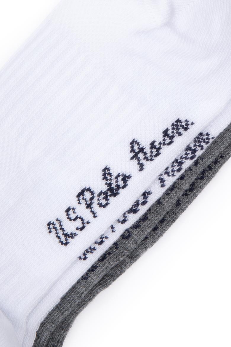 Kadın Gri Melanj Çorap - 50295763005