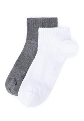 Kadın Gri Melanj Çorap - 50295763005