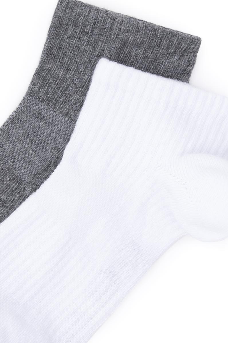 Kadın Gri Melanj Çorap