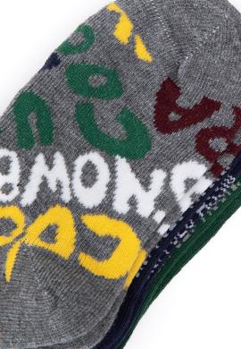 Erkek Çocuk Gri Melanj Çorap - 50295782002