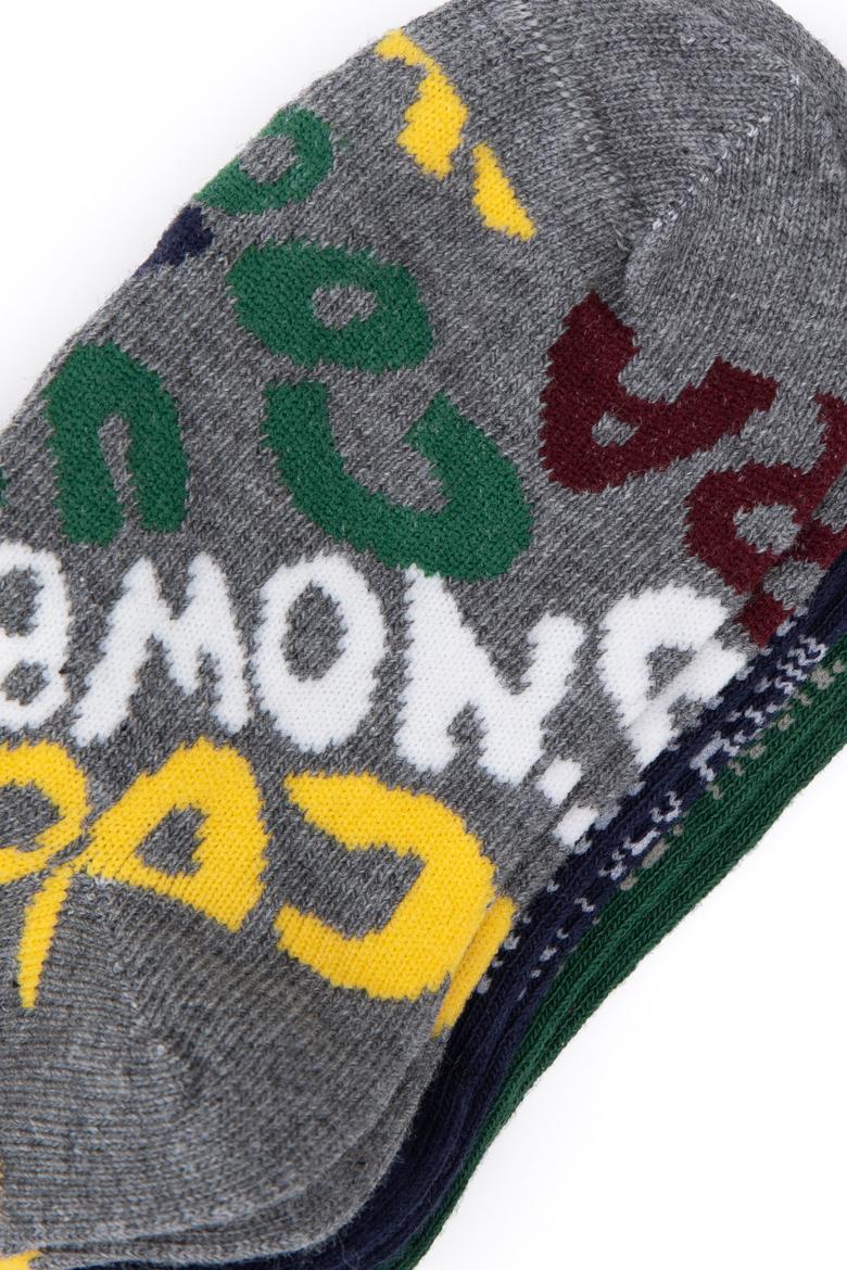 Erkek Çocuk Gri Melanj Çorap - 50295782002