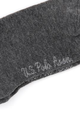 Kız Çocuk Gri Melanj Çorap - 50295798004