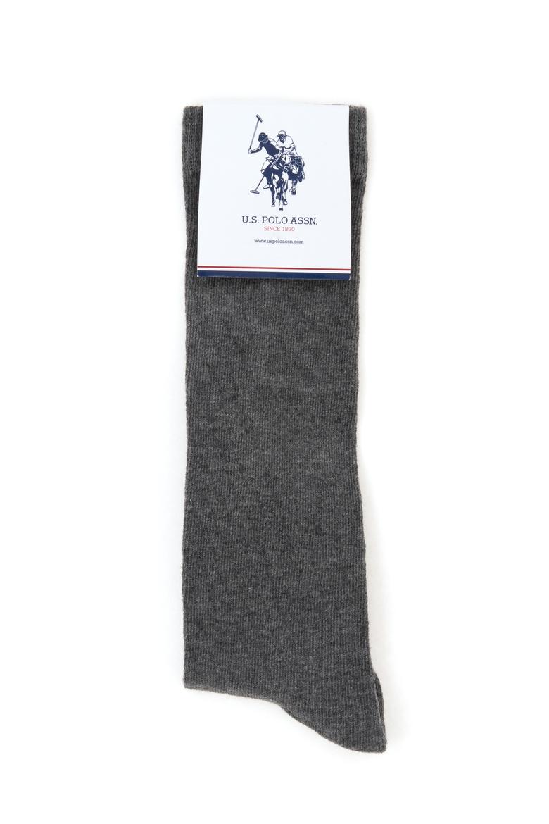 Kız Çocuk Gri Melanj Çorap - 50295798004