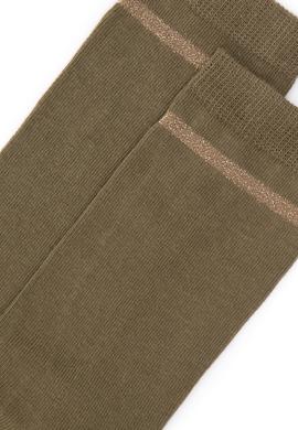 Kadın Haki 2'li Soket Çorap - 50299158002