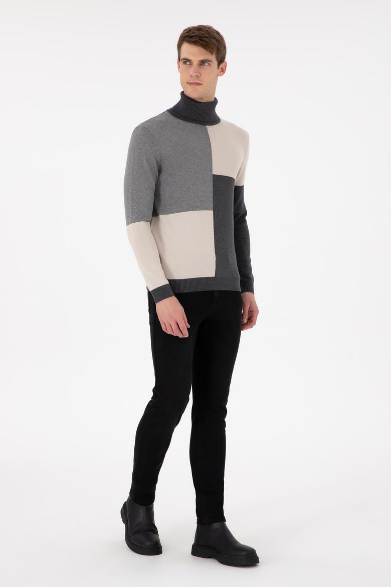 Erkek Siyah Jean Pantolon