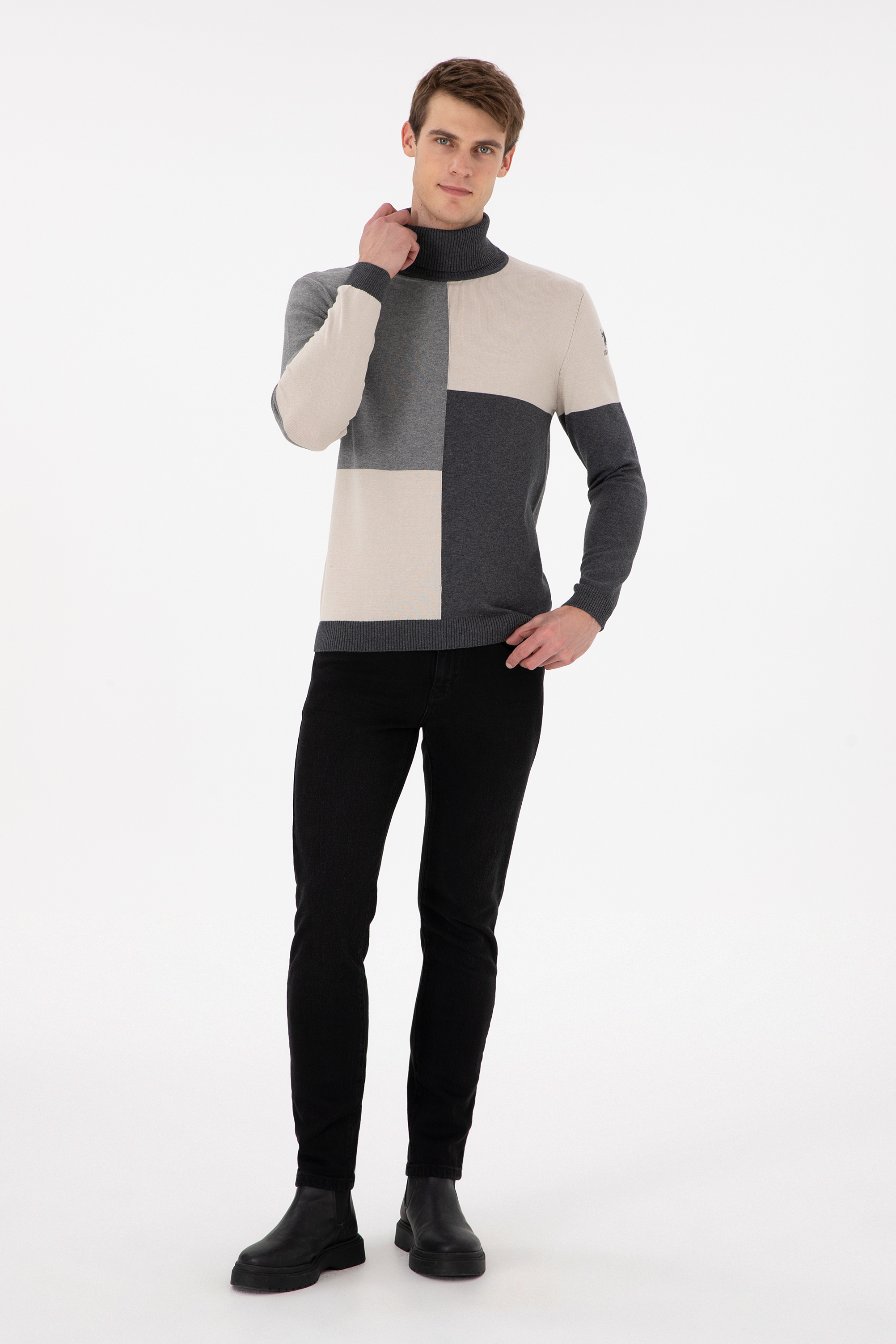 Erkek Siyah Jean Pantolon - Image 3