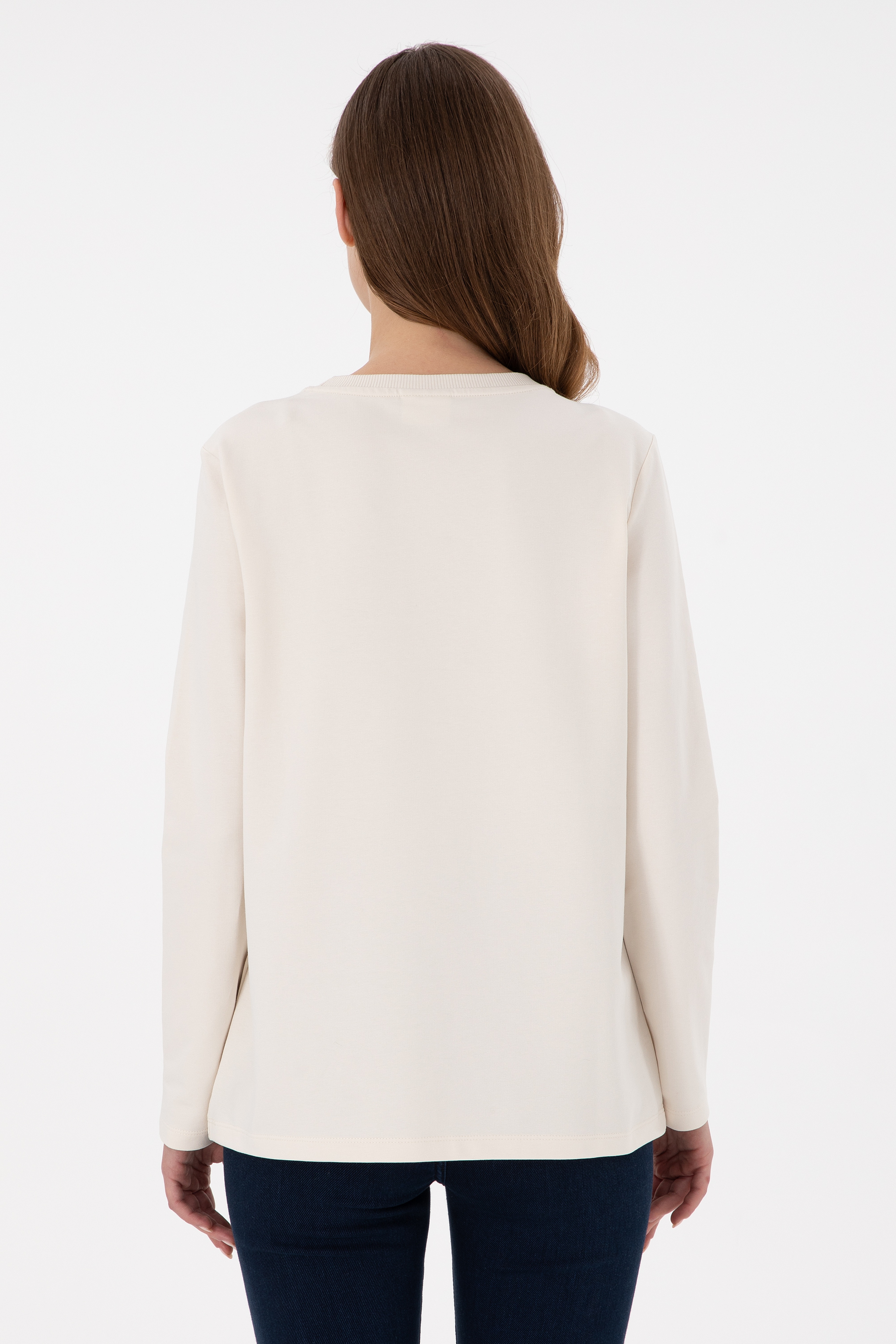 Kadın Taş Sweatshirt - Image 5