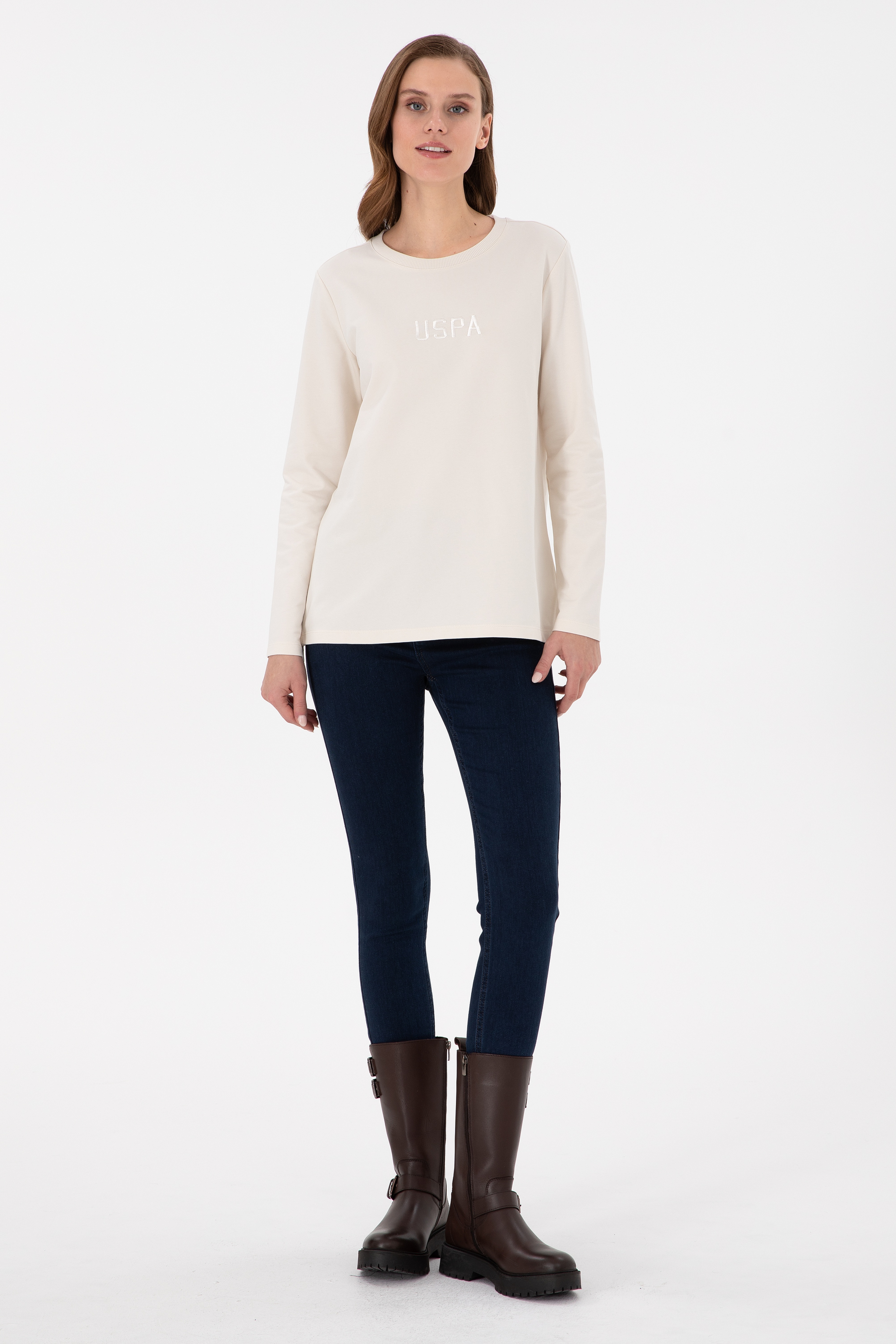 Kadın Taş Sweatshirt - Image 4