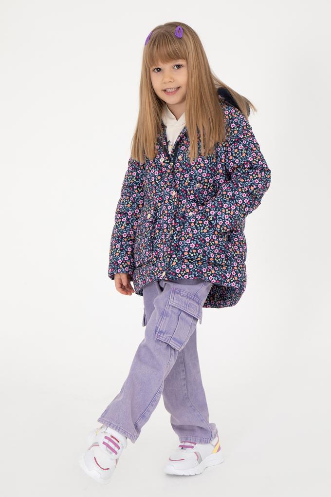 Kız Çocuk Lacivert Mont