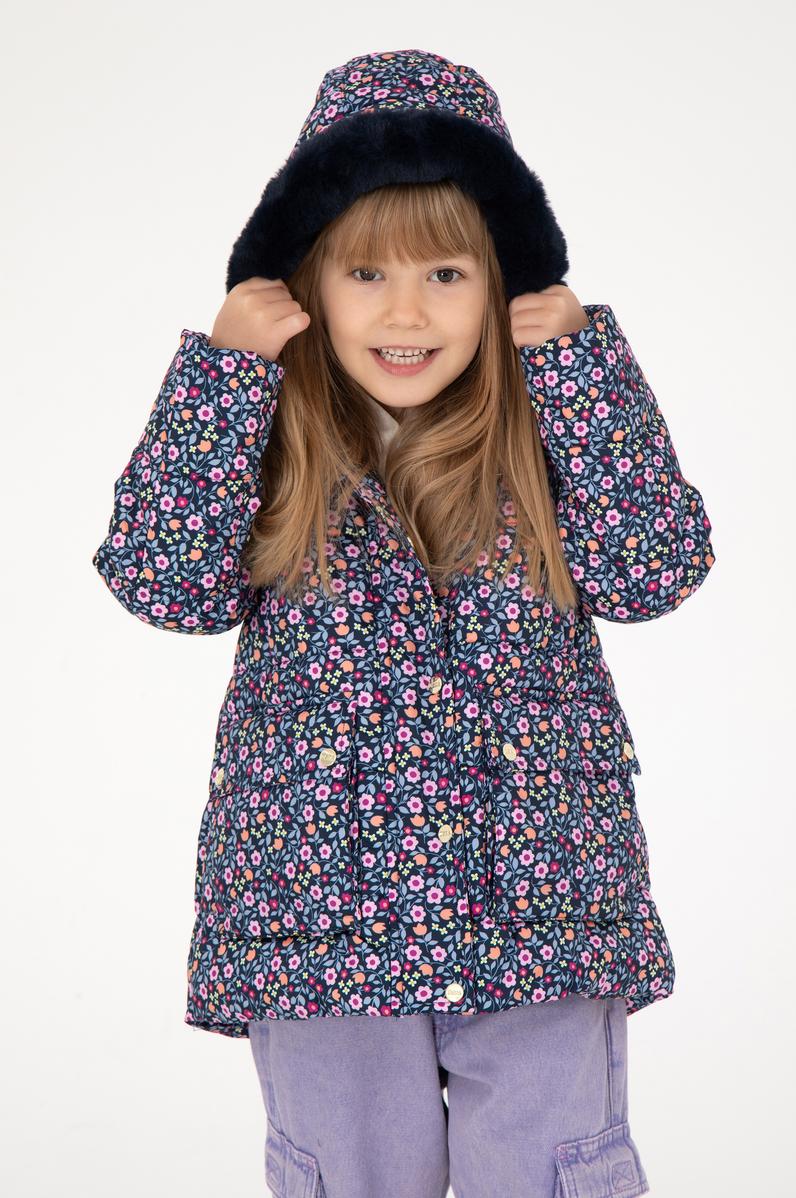 Kız Çocuk Lacivert Mont