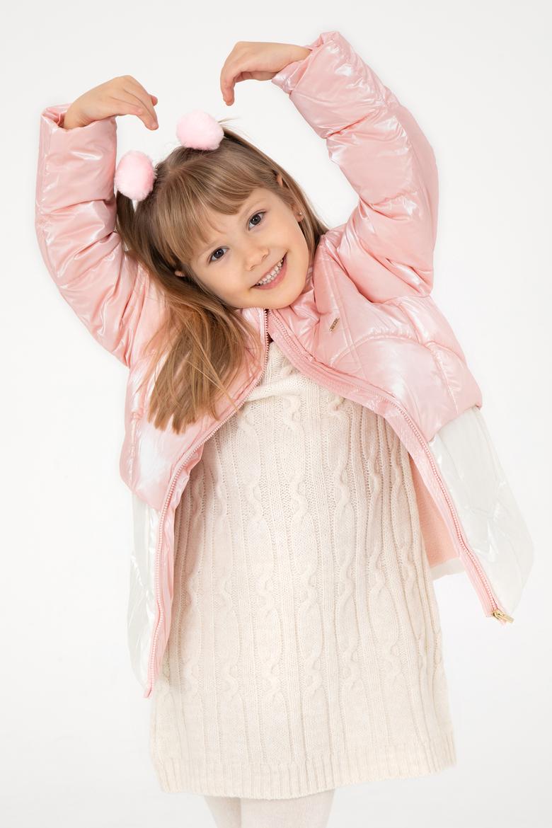 Kız Çocuk Somon Mont