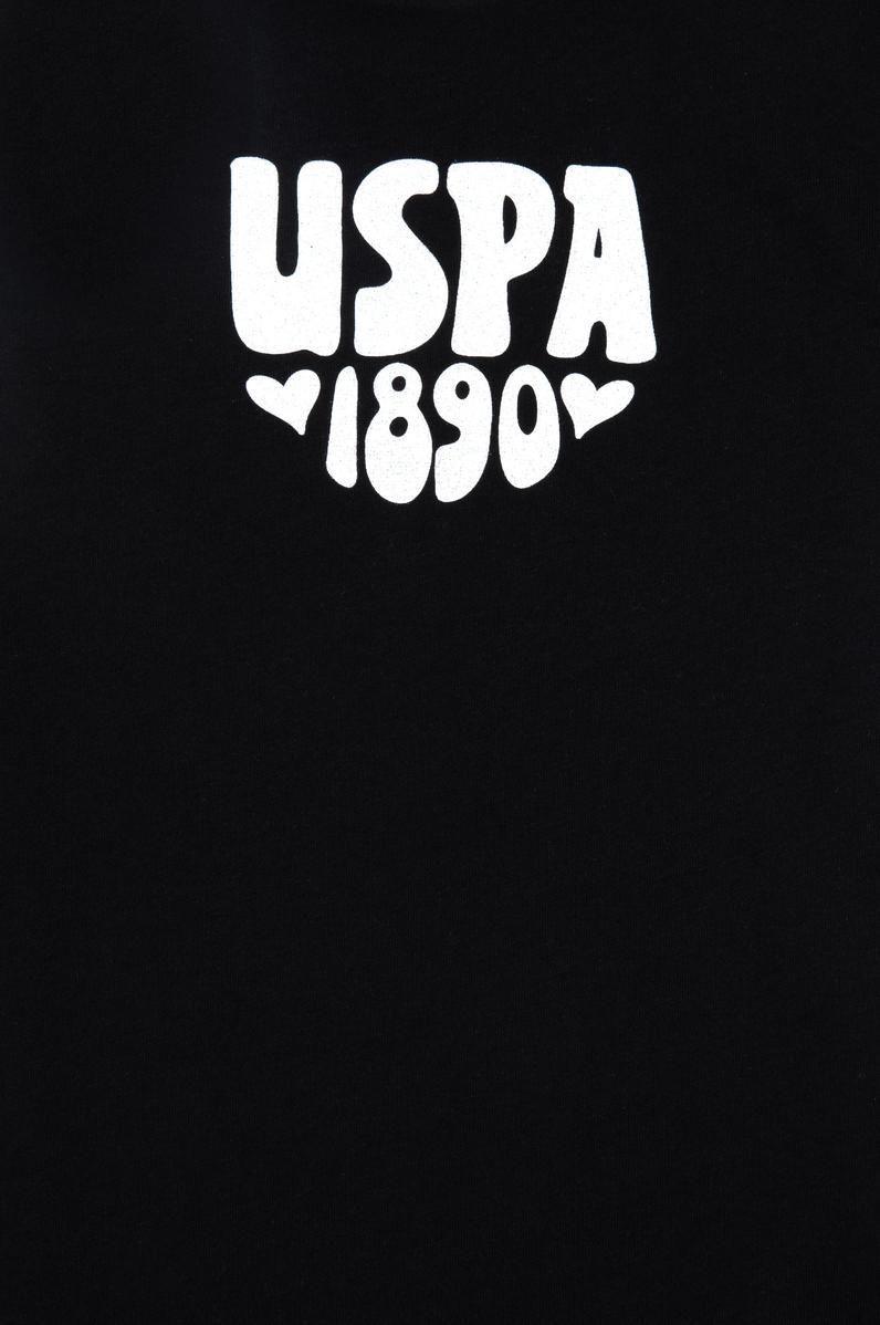 Kız Çocuk Siyah Basic Tişört