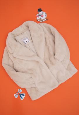 Kız Çocuk Krem Kaban - 50291716012