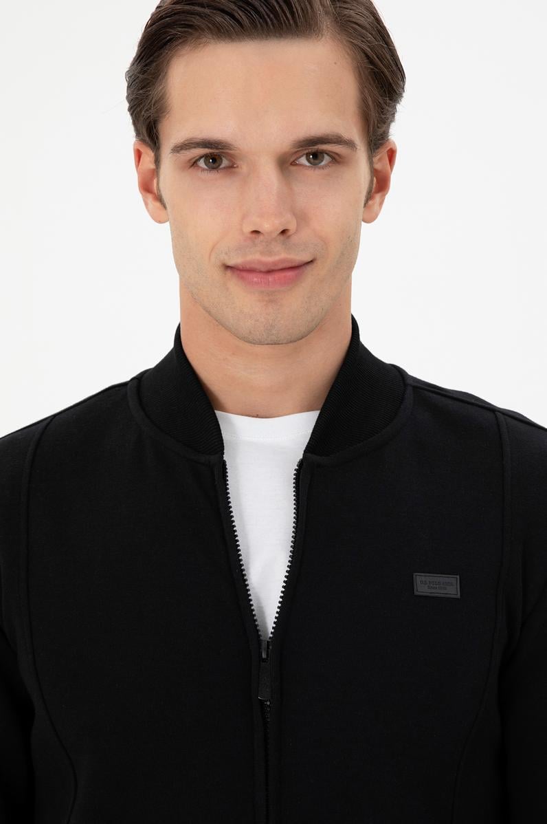 Erkek Siyah Örme Hırka