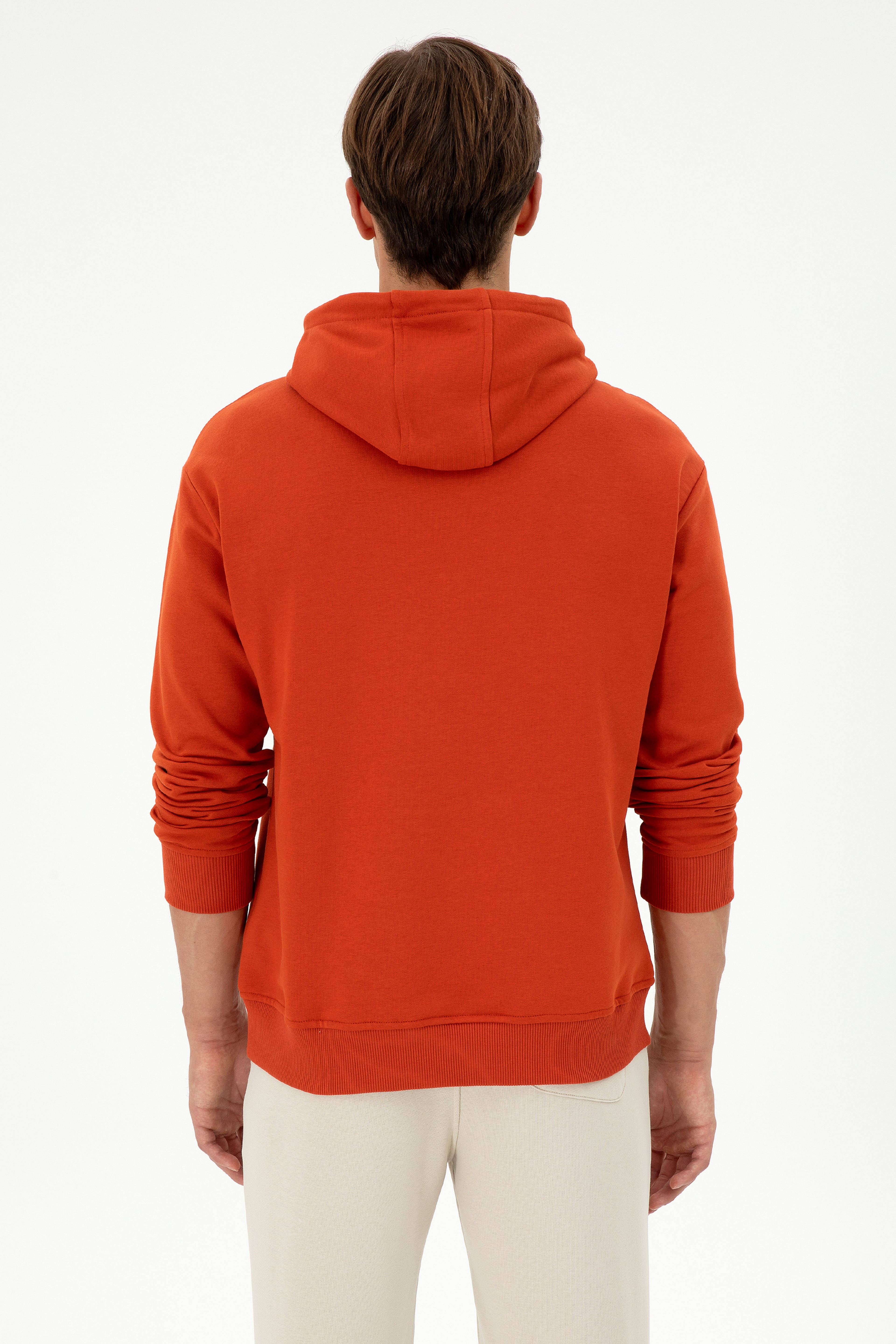 Erkek Kiremit Sweatshirt