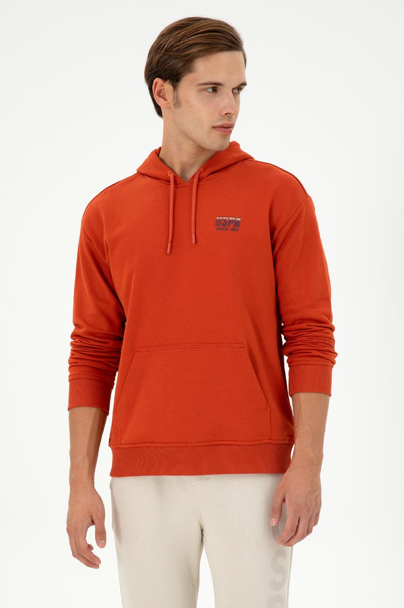 Erkek Kiremit Sweatshirt