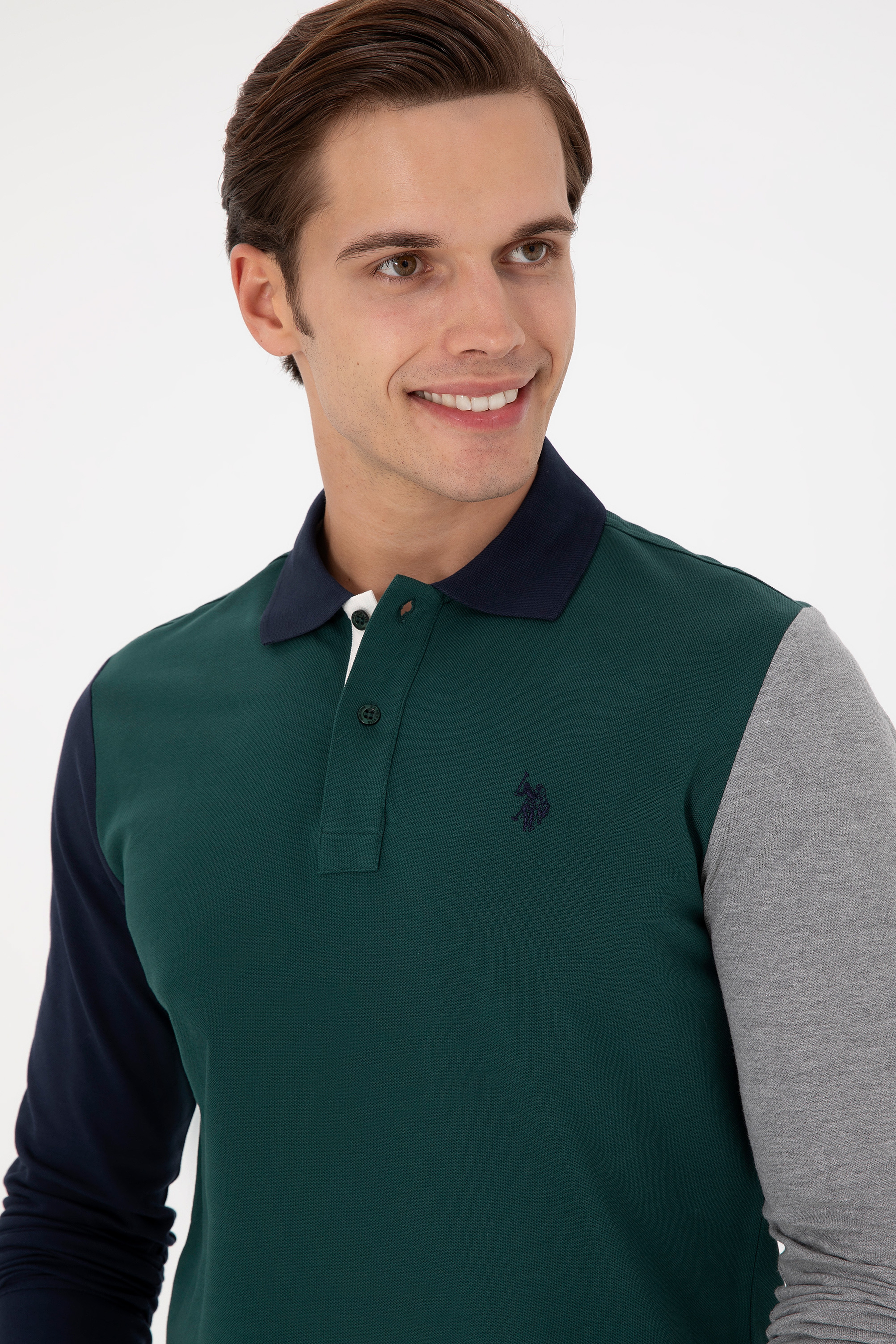Erkek Koyu Yeşil Sweatshirt - Image 2