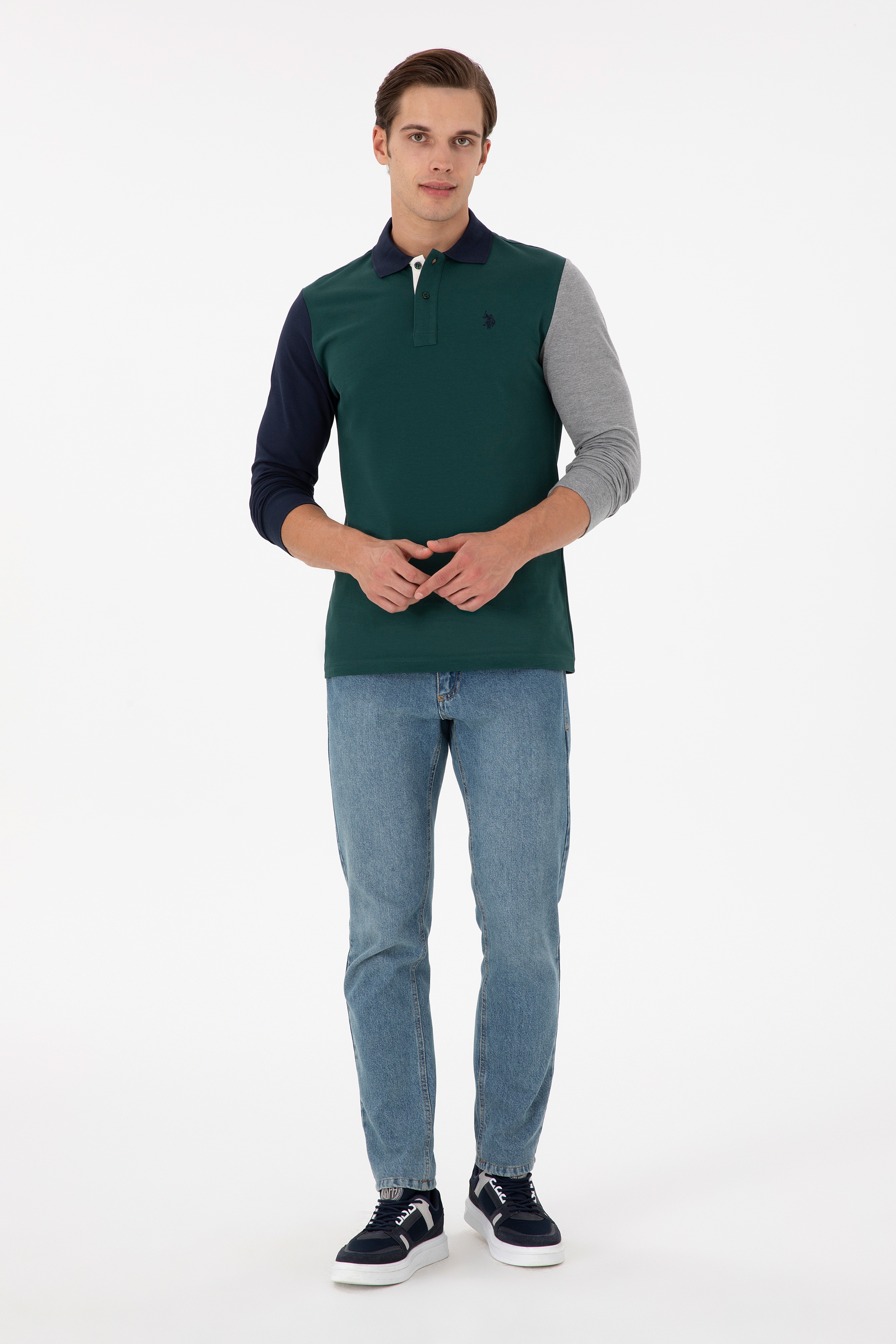Erkek Koyu Yeşil Sweatshirt - Image 4