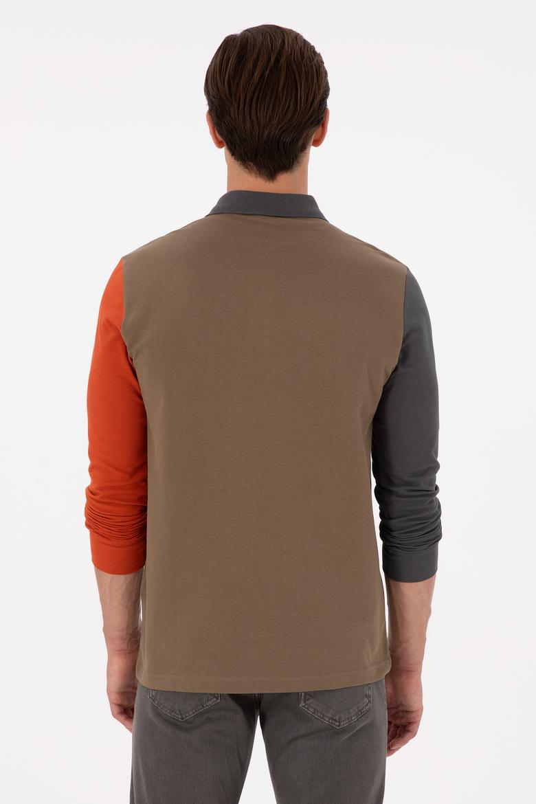 Erkek Haki Sweatshirt - 50293731003