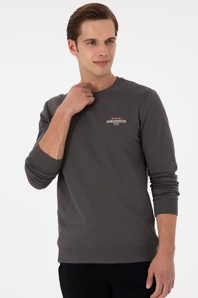 Erkek Antrasit Sweatshirt