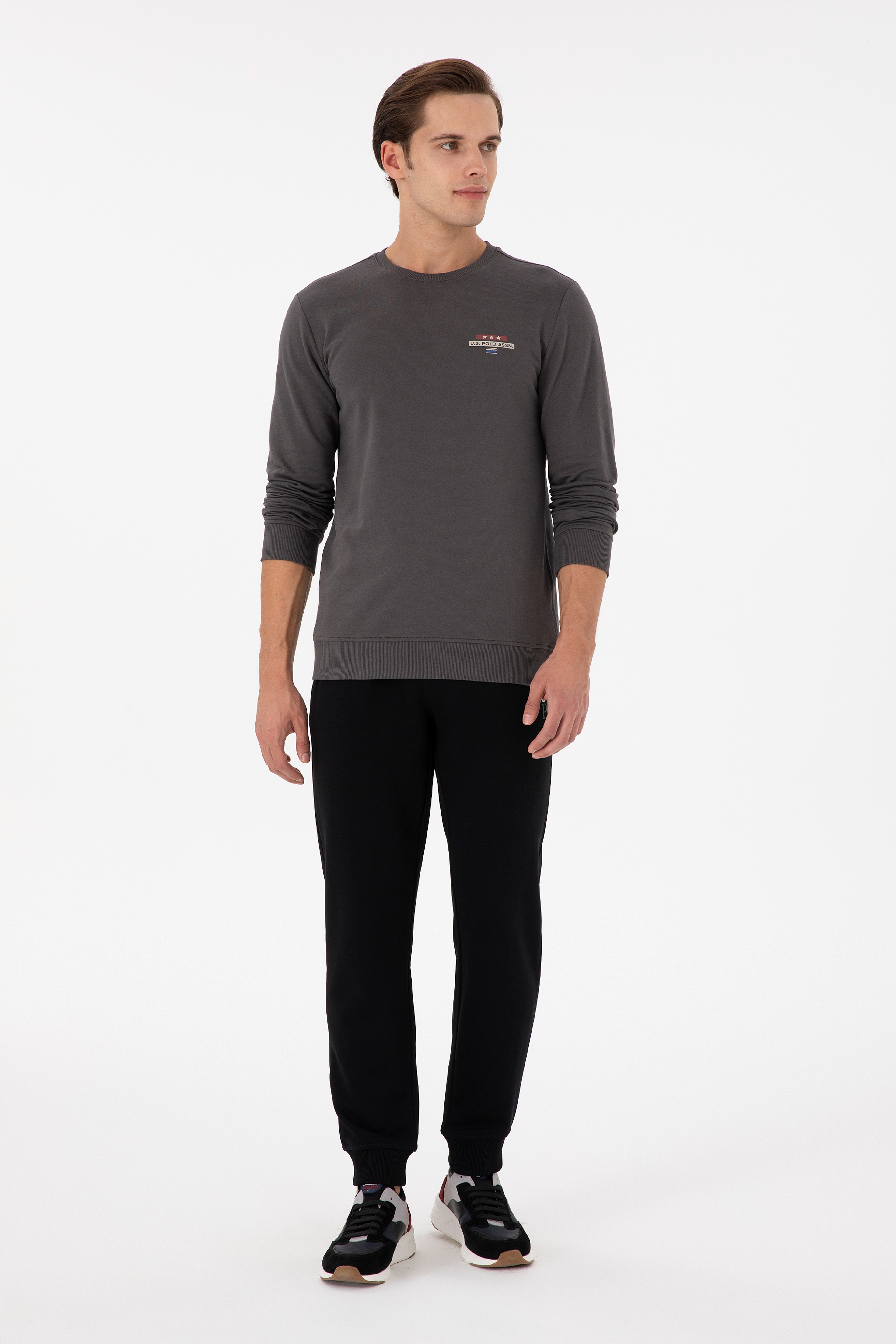 Erkek Antrasit Sweatshirt - Image 4