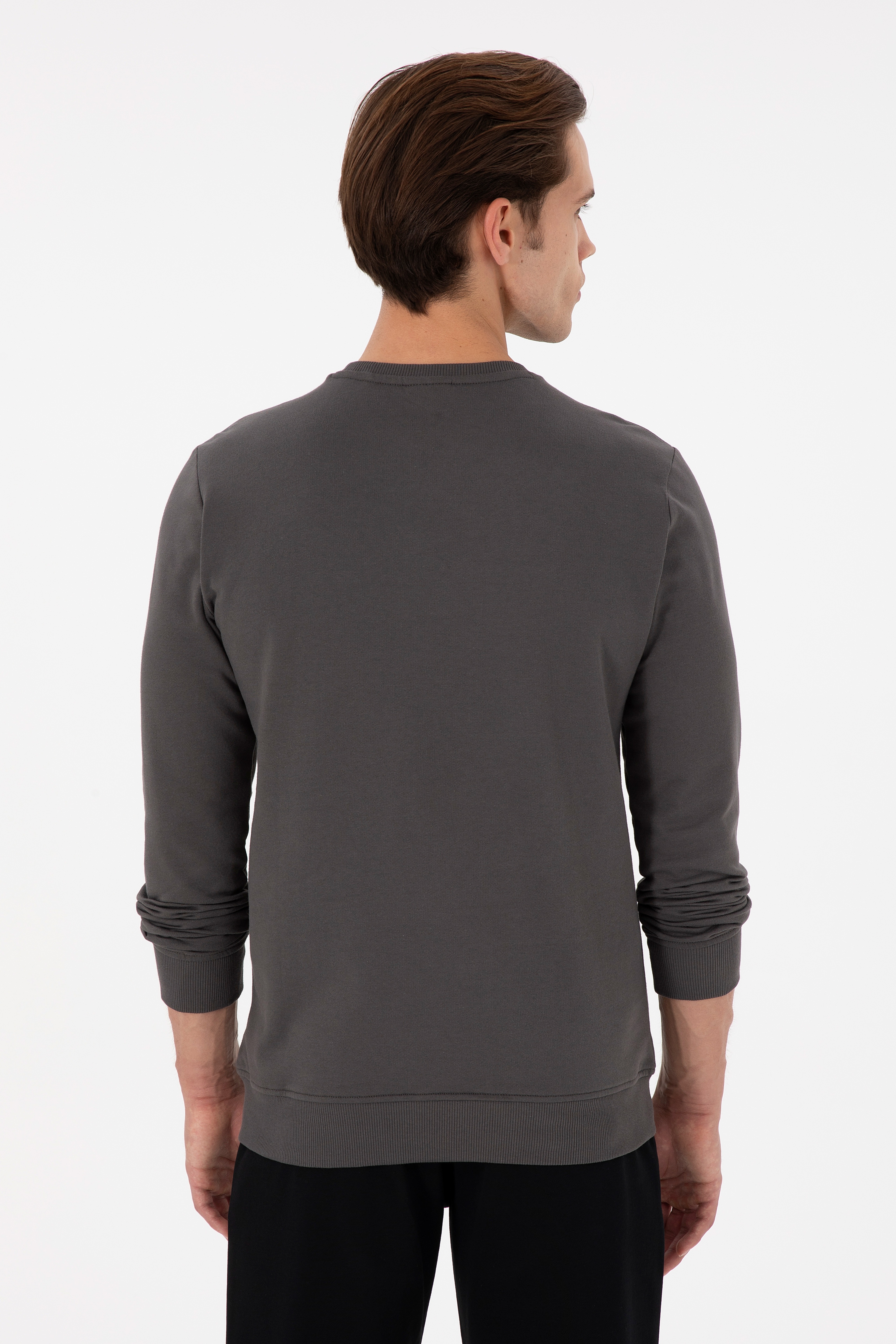 Erkek Antrasit Sweatshirt - Image 5