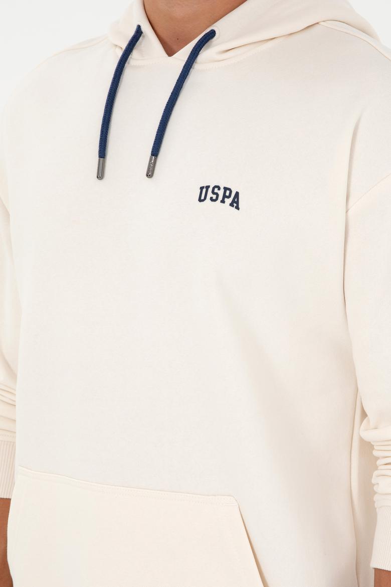 Erkek Krem Basic Sweatshirt - 50295149048