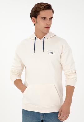 Erkek Krem Basic Sweatshirt - 50295149048