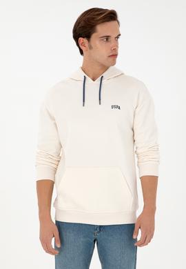 Erkek Krem Basic Sweatshirt - 50295149048