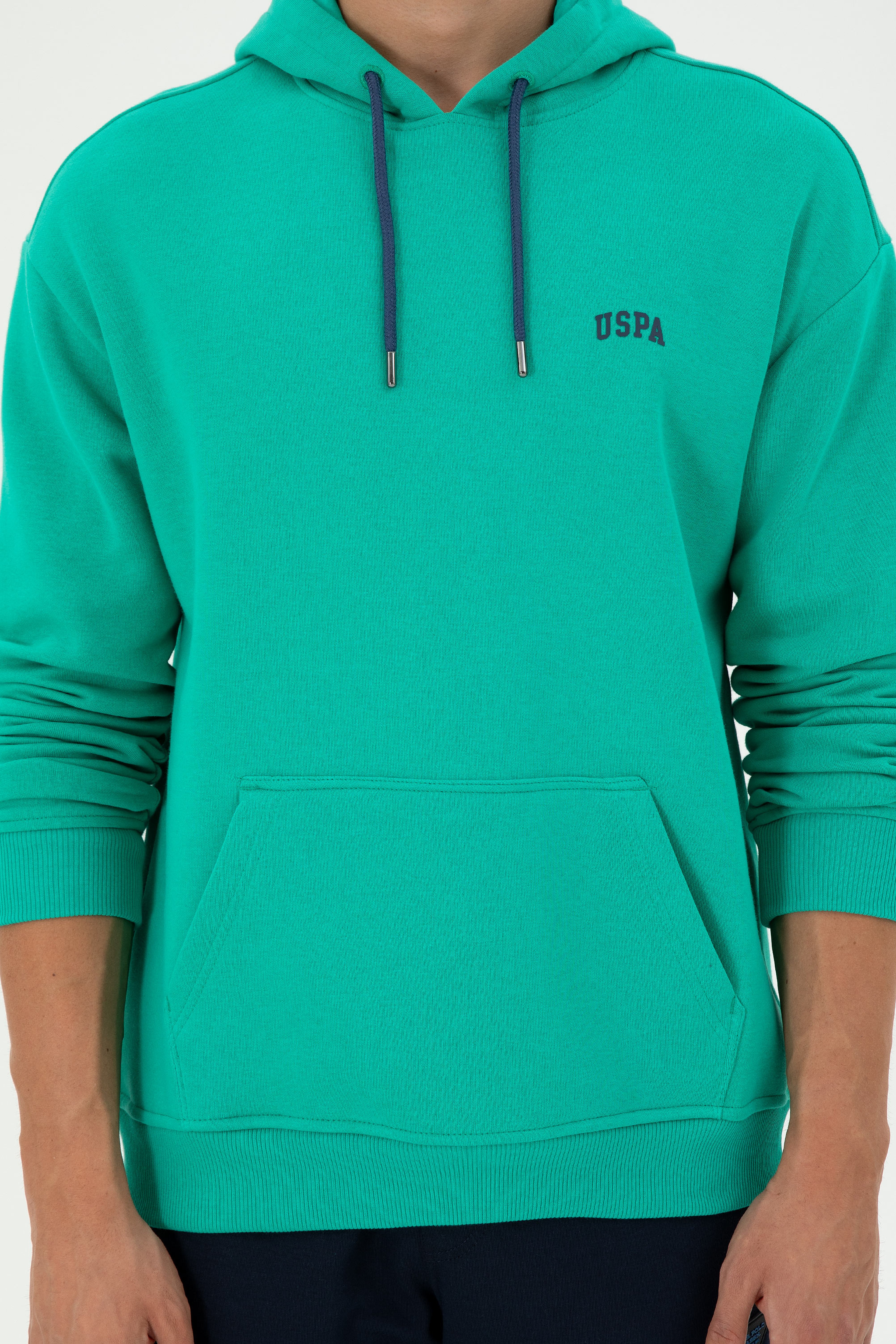 Erkek Mint Basic Sweatshirt