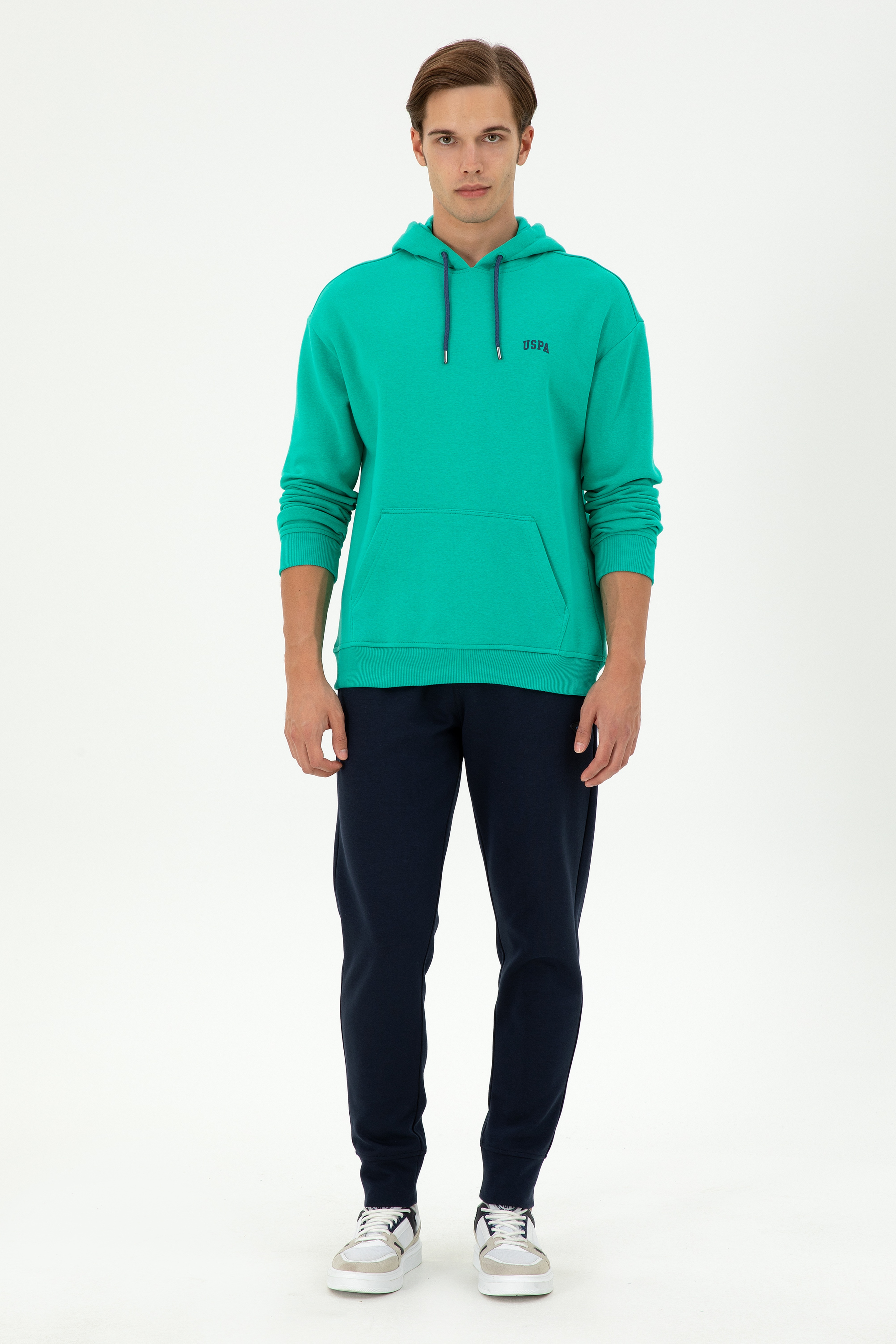 Erkek Mint Basic Sweatshirt - Image 4