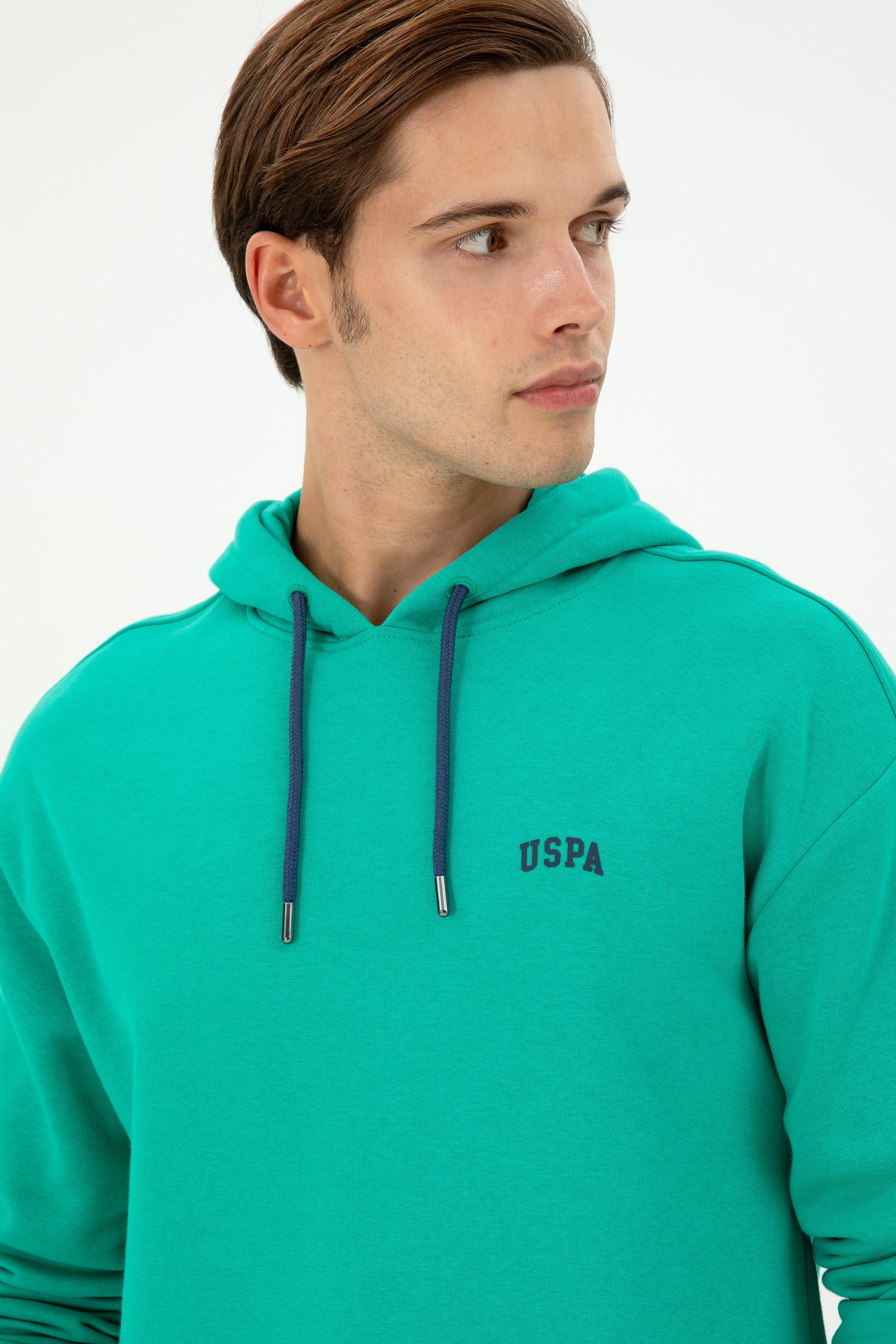 Erkek Mint Basic Sweatshirt - Image 2