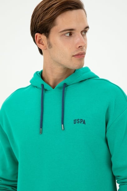 Erkek Mint Basic Sweatshirt
